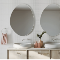 Matte White Framed Designer Mirrors